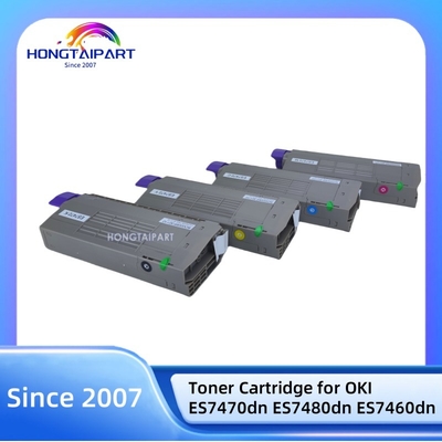 ซื้อ คาร์ตูจโทเนอร์สีที่เข้ากันได้ CMYK 45396213 45396214 45396215 45396216 สําหรับ OKI ES7470 ES7480 ES7460 เครื่องพิมพ์ การผลิตออนไลน์