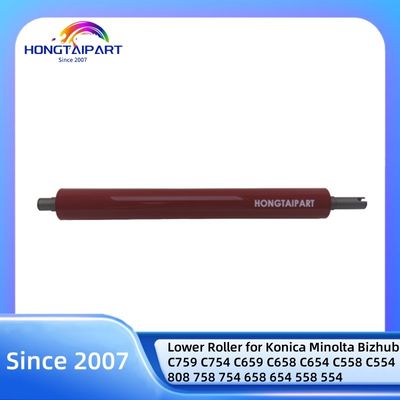 ซื้อ โรลเลอร์ล่างสําหรับ Konica Minolta Bizhub C759 C754 C659 C658 C654 C558 C554 808 758 754 658 654 558 554 อะไหล่ฟิวเซอร์ความร้อนความดัน การผลิตออนไลน์