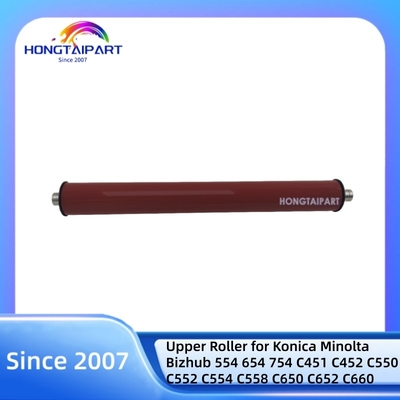 ซื้อ โรลเลอร์ไฟเซอร์ด้านบน A02E-2756 สําหรับ Konica Minolta Bizhub 554 654 754 C452 C552 การผลิตออนไลน์