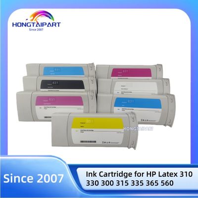ซื้อ 775ML Empty Ink Cartridge Compatible with HP Latex 310 330 300 315 335 365 560 Models 831C CZ694A-PK CZ695A-C CZ696A-M CZ697A-Y CZ698A-LC CZ699A-LM CZ706A-OP การผลิตออนไลน์