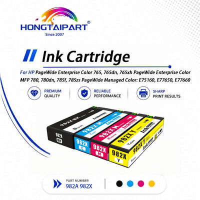 ซื้อ ตลับหมึกเครื่องพิมพ์สี HP PageWide Enterprise & Managed 982A 982X การผลิตออนไลน์