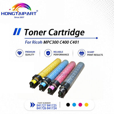 ซื้อ ตลับหมึกที่รองรับ 841724-841727 สำหรับ Ricoh MP C300 MP C400 MP C401 การผลิตออนไลน์