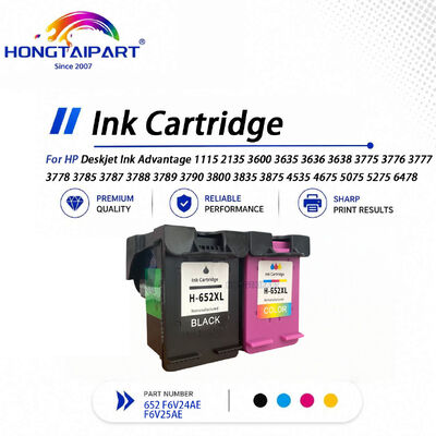ซื้อ 652 ตลับหมึก F6V24AE F6V25AE สำหรับ HP Deskjet 1115 2135 3600 3635 3636 3638 การผลิตออนไลน์