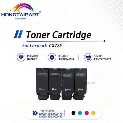 ซื้อ ใช้งานร่วมกับชุดหมึกสี 4 สี 84C0H10-84C0H40 สำหรับเครื่องพิมพ์เลเซอร์ Lexmark CX725 การผลิตออนไลน์