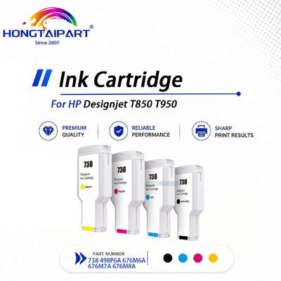 ซื้อ ตลับหมึก HP 738 300 มล. สำหรับ Designjet T850 T950 498P6A 676M6A 676M7A 676M8A การผลิตออนไลน์