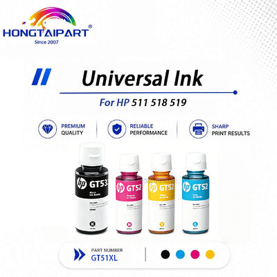 ซื้อ การแสดงสีที่สดใส HP GT51XL Universal Ink Smooth Printing ไม่มีหัวพิมพ์อุดตัน การผลิตออนไลน์