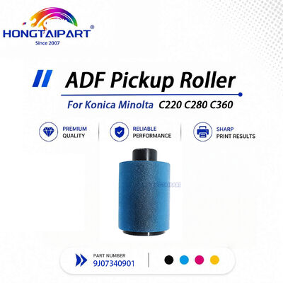 ซื้อ ทนต่อการสึกหรอ Konica Minolta C220 C280 C360 ลูกกลิ้งดึงกระดาษ ADF Smooth Feeding หมายเลขชิ้นส่วน 9J07340901 การผลิตออนไลน์