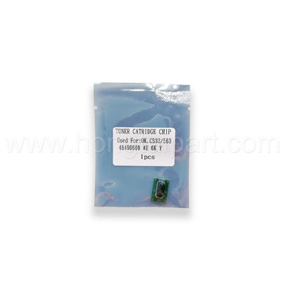 ซื้อ ตลับหมึกชิปสำหรับ OKI C532DN MC573DN 6K 46490610 46490611 46490609 46490612 ชิปรีเซ็ตชิปหมึก Konica Minolta การผลิตออนไลน์