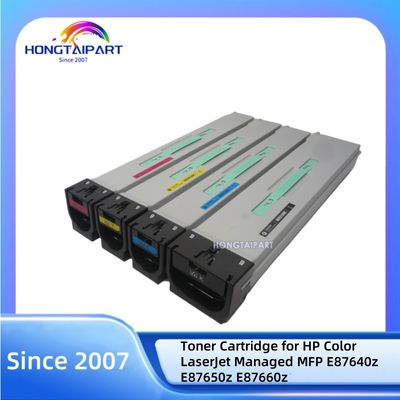 คาร์ทริจโทเนอร์ CMYK W9050MC W9051MC W9052MC W9053MC สําหรับเครื่องพิมพ์ HP Color LaserJet Managed MFP E87640z E87650z E87660z