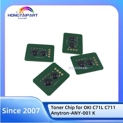 ชิปโทนเนอร์ที่เข้ากันได้สำหรับ OKI C71L C711 Anytron-ANY-001 K