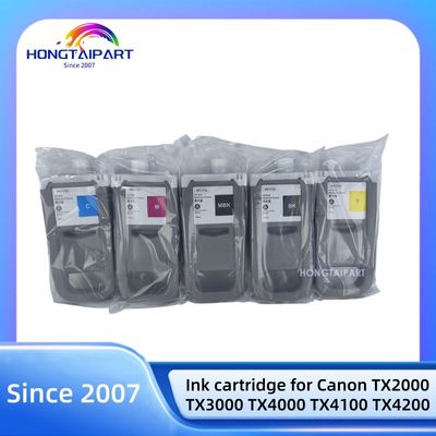 คาร์ทริจจ์หมึก PFI-710 สําหรับ Canon TX2000 TX3000 TX4000 TX4100 TX4200 PFI-710BK PFI-710C PFI-710M PFI-710MBK PFI-710Y คาร์ทริจ์สีอะไหล่