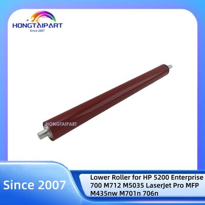 ลูกกลิ้งด้านล่างสำหรับ HP 5200 Enterprise 700 M712 M5035 LaserJet Pro MFP M435nw M701n 706n เครื่องพิมพ์ Heat Roller Fuser Roller อะไหล่ HONGTAIPART