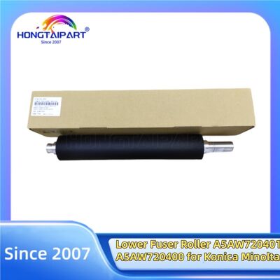 รอลเลอร์ฟิวเซอร์ล่าง A5AW720401 A5AW720400 สําหรับ Konica Minolta Press C6085 C6100 C6110 C1085 C1100 อะไหล่ จําหน่าย Hongtaipart ความร้อน ความดันฟิวเซอร์