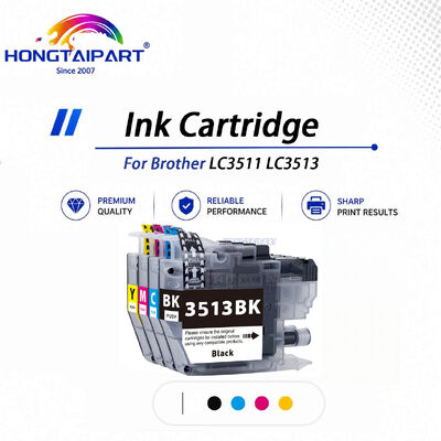 High Yield ตลับหมึก LC3511 LC3513 Fit สำหรับ Brother J690DW J890DW J572DW J491DW Inkjet Machine