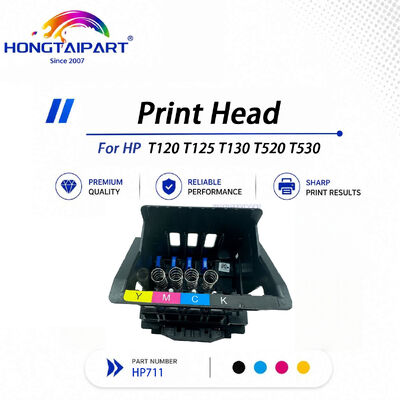 ใช้งานร่วมกับหัวพิมพ์ HP711 C1Q10A สำหรับ HP DesignJet T120 T125 T130 T520 T530 รูปแบบขนาดใหญ่ Plotter