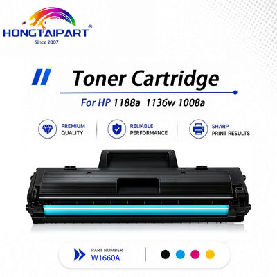 ข้อความที่ชัดเจนความเข้ากันได้สูงตลับหมึก HP W1660A สำหรับเครื่องพิมพ์ 1188w 1136w 1188nw 1008w 1008a