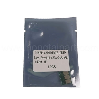 ​​ชิปโทนเนอร์สำหรับ Konica Minolta Bhc 258 308 368 TN324 ชิปกลองโทนเนอร์ขายร้อนคุณภาพสูงและมีเสถียรภาพและยาวนาน